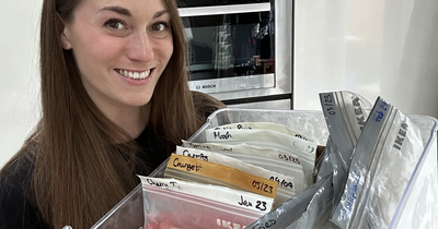 'I save more than £1,000 a year - by freezing ingredients individually'