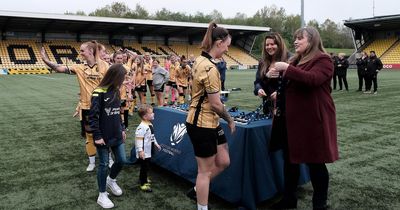 Livingston Women's ace hails 'special group' as club presented with SWF Championship trophy