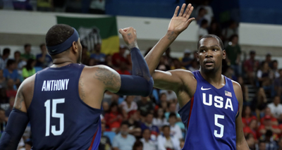 Kevin Durant Found a Hilarious Way to Celebrate Carmelo Anthony’s Retirement From NBA