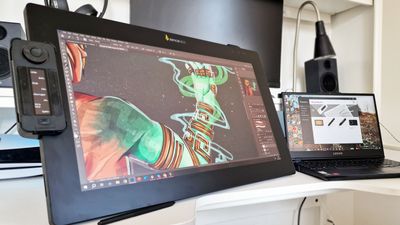 This is the biggest drawing tablet I've ever used – and I'm in love