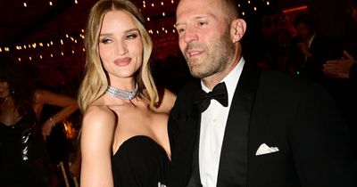 Rosie Huntington-Whiteley wows in glam gown alongside husband Jason Statham at Cannes