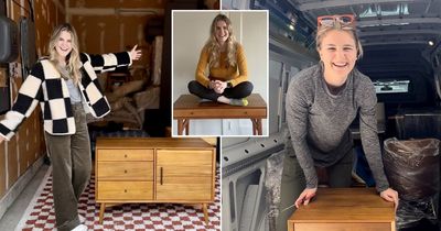 Woman makes $22.5k from her side hustle flipping furniture - in less than 9 months
