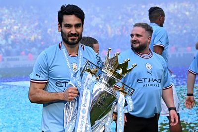 Gundogan urges Man City to stay focused before climax to treble bid