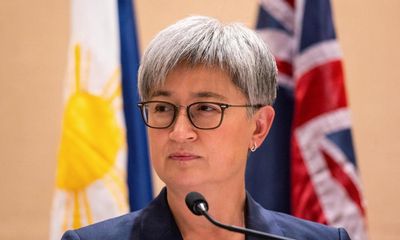 Penny Wong gives qualified defence of robodebt official’s $900,000 Aukus role