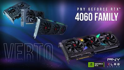 PNY expands their VERTO lineup with the 4060 family of video cards