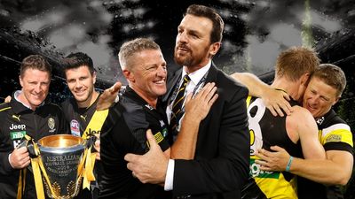Damien Hardwick leaves Richmond as arguably its greatest coach — thanks to unwavering support from above