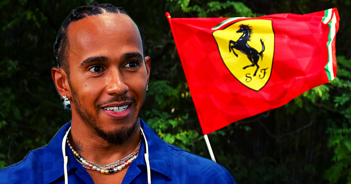 Lewis Hamilton To Ferrari The Romantic F1 Union   0 Lewis Hamilton Ferrari Flag Main AP GETTY 