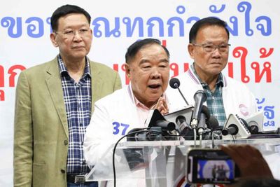 Prawit's party says it will not merge with Pheu Thai