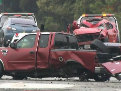 Three killed after getting out of their cars to inspect collision on highway