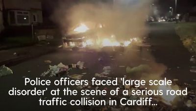 Cardiff riot: Police referred to watchdog after CCTV shows e-bike followed before crash