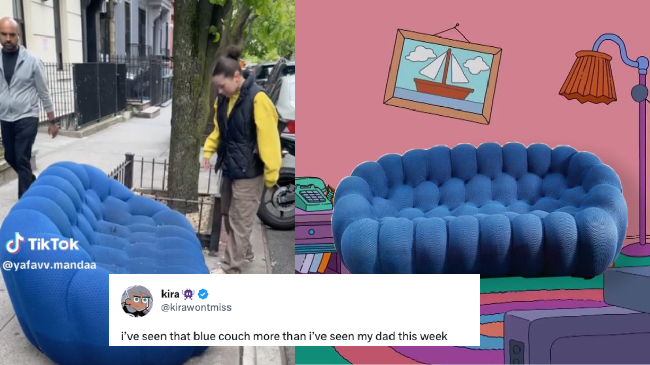 Unpacking The Viral Cursed Blue Couch Meme That’s…