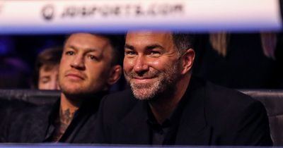Eddie Hearn slams Conor McGregor claim after sitting beside UFC star at Katie Taylor fight