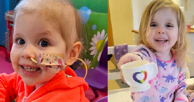 Courageous tot thinks cancer is 'monster in her tummy' ahead of super fundraising weekend