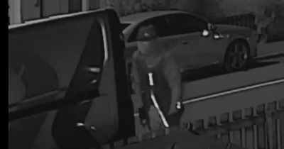 Dad has knife pulled on him as he confronts thieves for breaking into his van