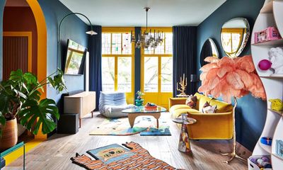 A knitwear designer spins a yarn to create a colourful new home