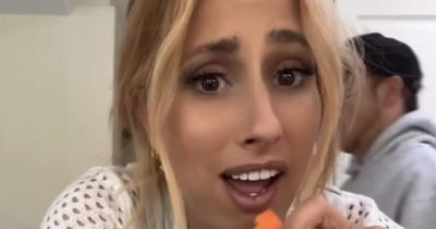 Stacey Solomon forced to respond to 'shamers' and says 'don't panic' before emotionally waving off son