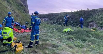 Man rescued after falling down steep cliff at abandoned North Coast quarry