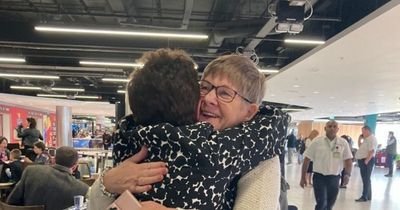 Pen pals of over 50 years have emotional first meeting at Dublin Airport