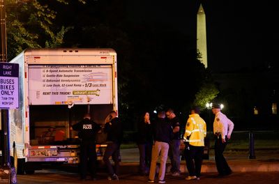 A suspect is charged after crashing a truck into barriers near the White House