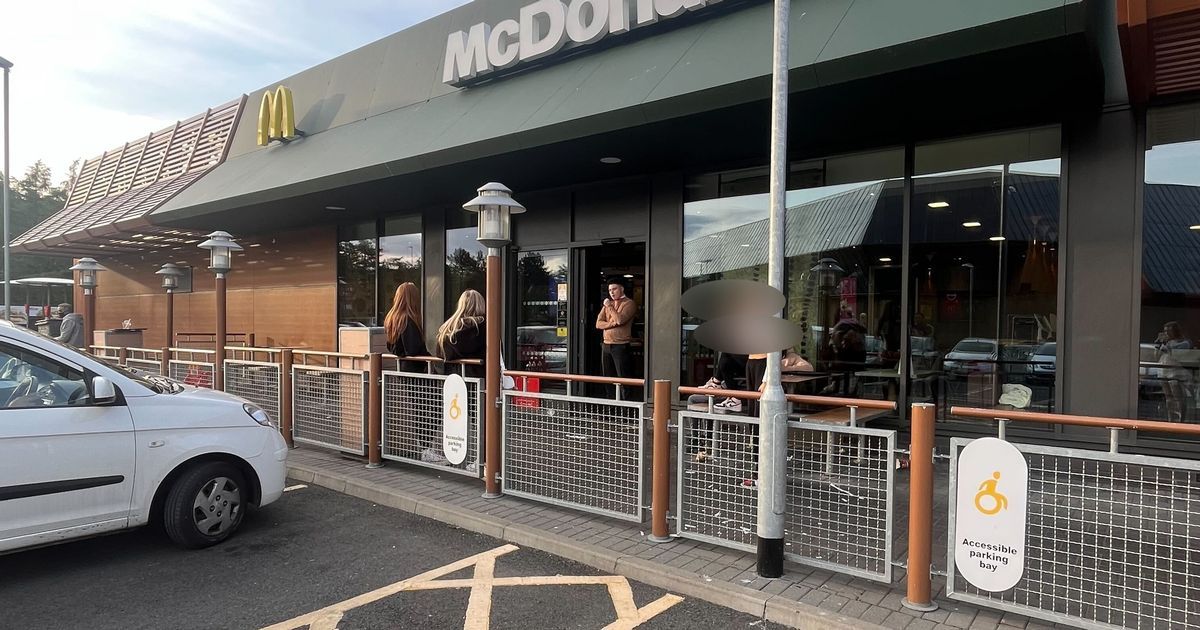 Edinburgh McDonald's worker forced to 'guard door' as…