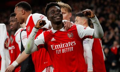 ‘I’m at the right place’: Bukayo Saka signs new Arsenal contract to 2027