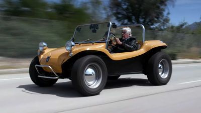 See Jay Leno Drive New Meyers Manx Buggy With 130-HP Radial Airplane Engine