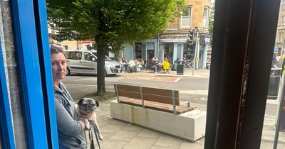 Edinburgh gym owner fumes as council stick 'dirty' bench outside her shop