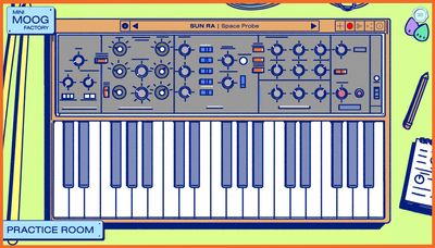 Switch on a classic synthesizer with Moog Music’s Model D web experience