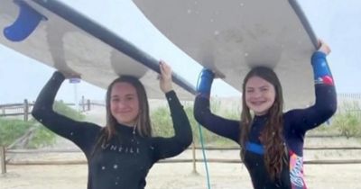 Girl brutally mauled by shark while surfing says beast had 'whole foot in its mouth'
