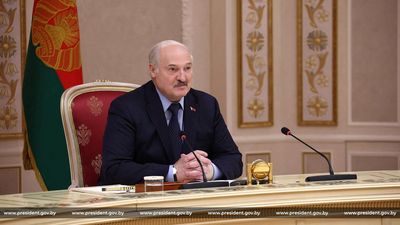 Belarus leader appears in public, dismisses talk of bad illness