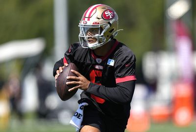 Kyle Shanahan: Trey Lance 1st team snaps in OTAs no big deal