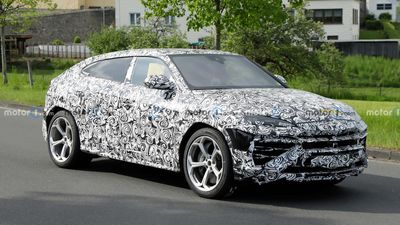 Lamborghini Urus PHEV Spy Shots Provide The Best Look Yet At The New SUV