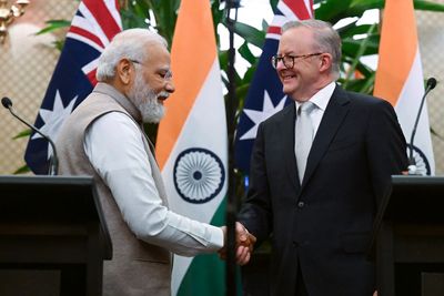 Indian Prime Minister Modi strikes new agreements on migration and green hydrogen in Australia