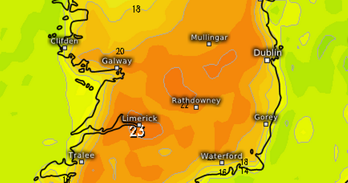 Ireland weather Expert forecasts hottest day of the…
