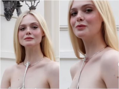 Elle Fanning wows fans with daring cut-out dress at Cannes: ‘My nips could never’