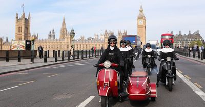London drivers left saying their prayers - as nuns on mopeds take to the streets