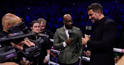 Eddie Hearn opens up on what Katie Taylor said backstage after Chantelle Cameron loss