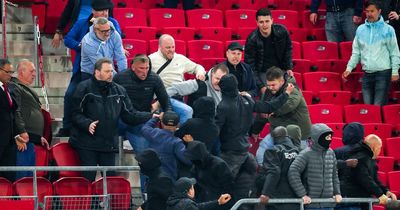 Seven detained and ten more sought after AZ Alkmaar fans’ attack on West Ham players’ families