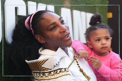 Serena Williams shares adorable clip of daughter Olympia being told she's going to be a big sister after cheeky weight gain jibes