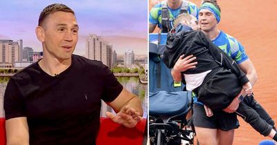 Kevin Sinfield opens up on emotional moment he carried Rob Burrow in Leeds Marathon