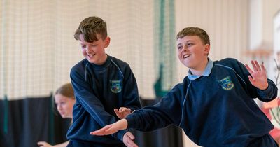 Parents and pupils participate in 'Techno Yoga' at north Dublin schools