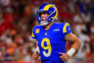 Matthew Stafford is glad the Rams continue to take offensive linemen in the draft