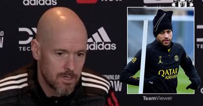 Erik ten Hag responds to Neymar transfer links: "When we have news we will tell you"