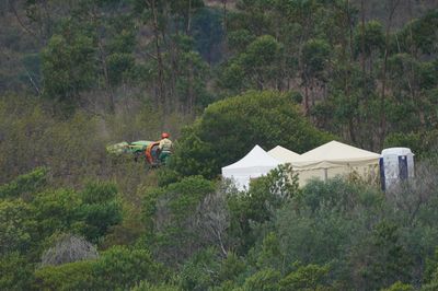 Madeleine McCann police cut down trees as they search suspect’s ‘little paradise’ in Portugal