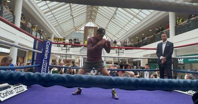 Michael Conlan joins other boxers for public workout in West Belfast