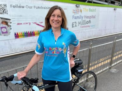 Scots woman to cycle from coast to coast to fundraise for new family hospital