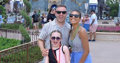 Coronation Street's Alan Halsall beams alongside rarely seen daughter and co-star girlfriend in Disney after ex's remarks