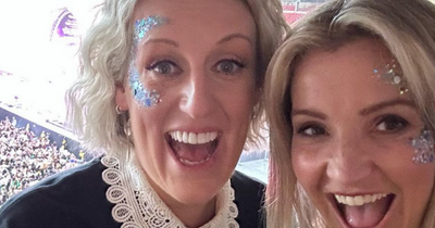 Helen Skelton parties with Steph McGovern at Beyonce's Sunderland gig