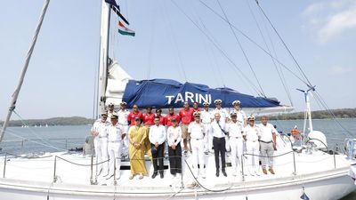 INSV Tarini returns to Goa after 188-day voyage