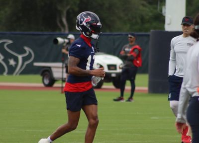 Texans WR Robert Woods says Tank Dell run routes ‘really crisp with his feet’